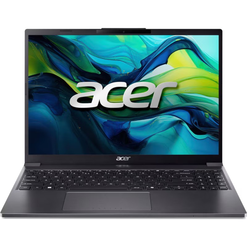 Laptop Acer Aspire Go 15 AG15-51P-79QH cu procesor Intel® Core™ i7-1355U pana la 5.0GHz, 15.3'', WUXGA, IPS, 24 GB DDR5 RAM, 1 TB SSD, Intel® UHD Graphics, Windows 11 Pro, Steel Gray