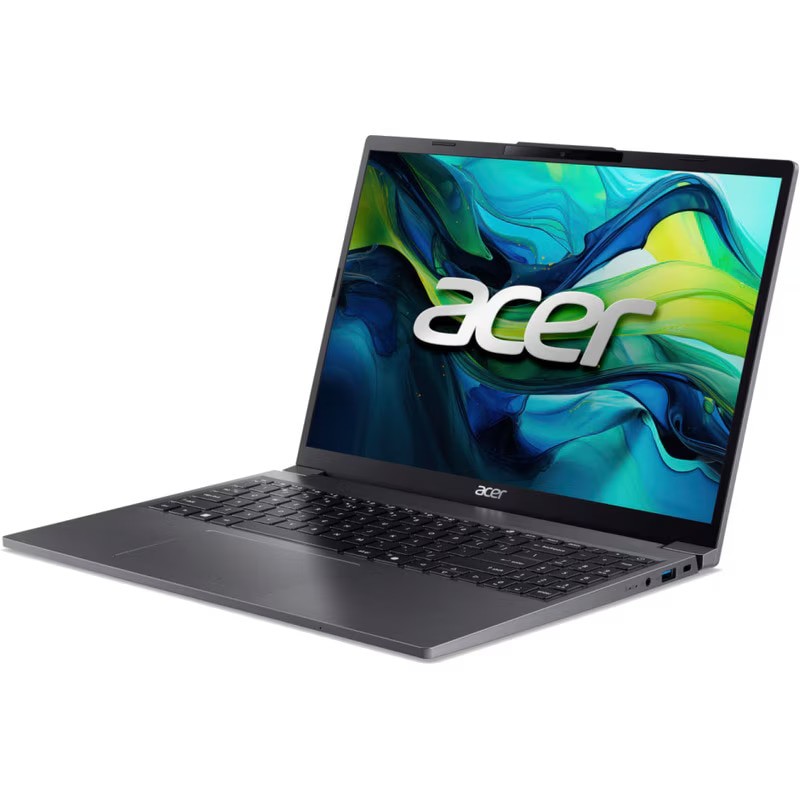 Laptop Acer Aspire Go 15 AG15-51P-79QH cu procesor Intel® Core™ i7-1355U pana la 5.0GHz, 15.3'', WUXGA, IPS, 24 GB DDR5 RAM, 1 TB SSD, Intel® UHD Graphics, Windows 11 Pro, Steel Gray
