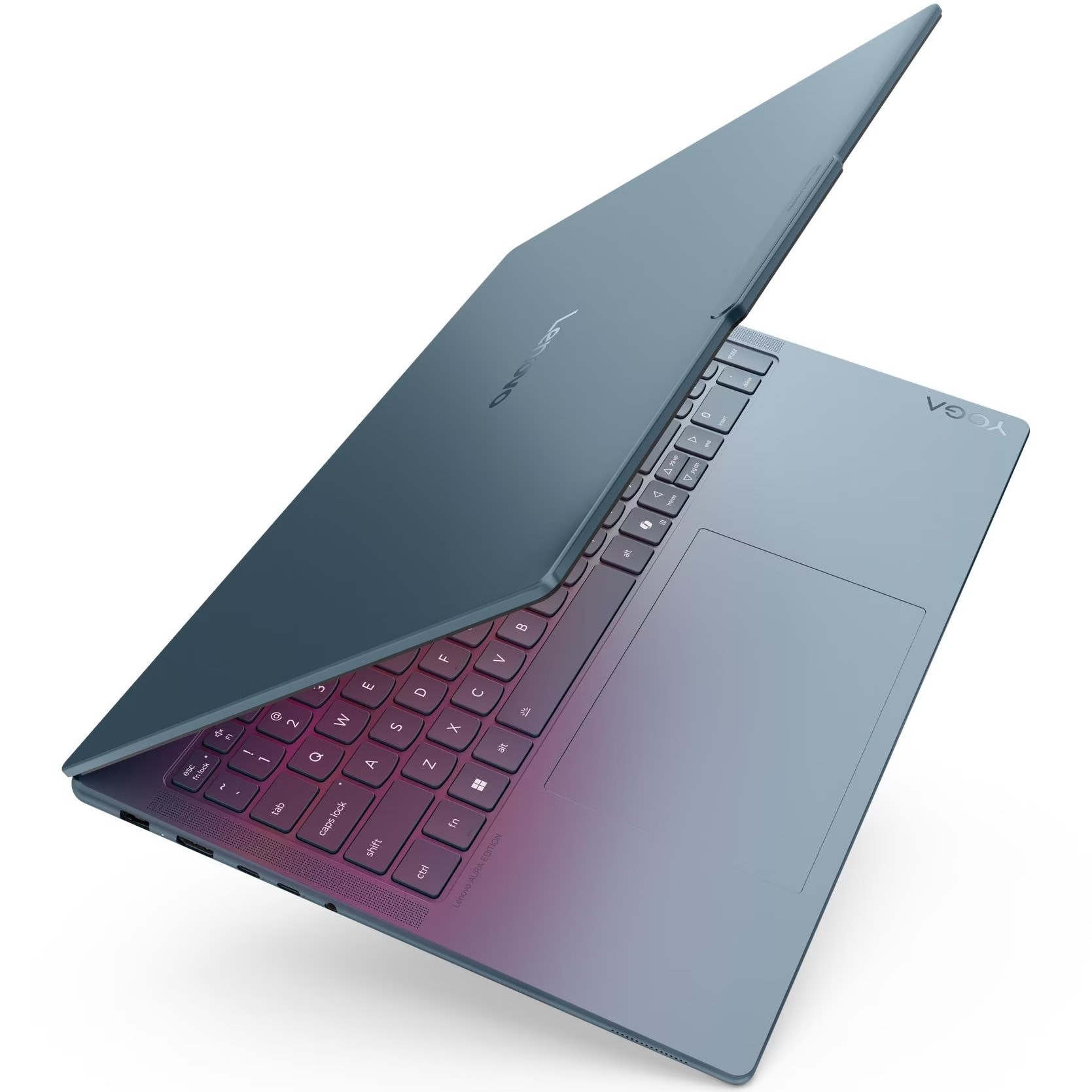 Laptop Lenovo Yoga Pro 9 16IAH10 cu procesor Intel® Core™ Ultra 9 285H pana la 5.4GHz, 16" 3.2K, OLED, 120Hz, Touch, 32GB LPDDR5x RAM, 1TB SSD, NVIDIA® GeForce RTX™ 5060 8GB GDDR7, Windows® 11 Home, Tidal Teal, 3y on-site Premium Care