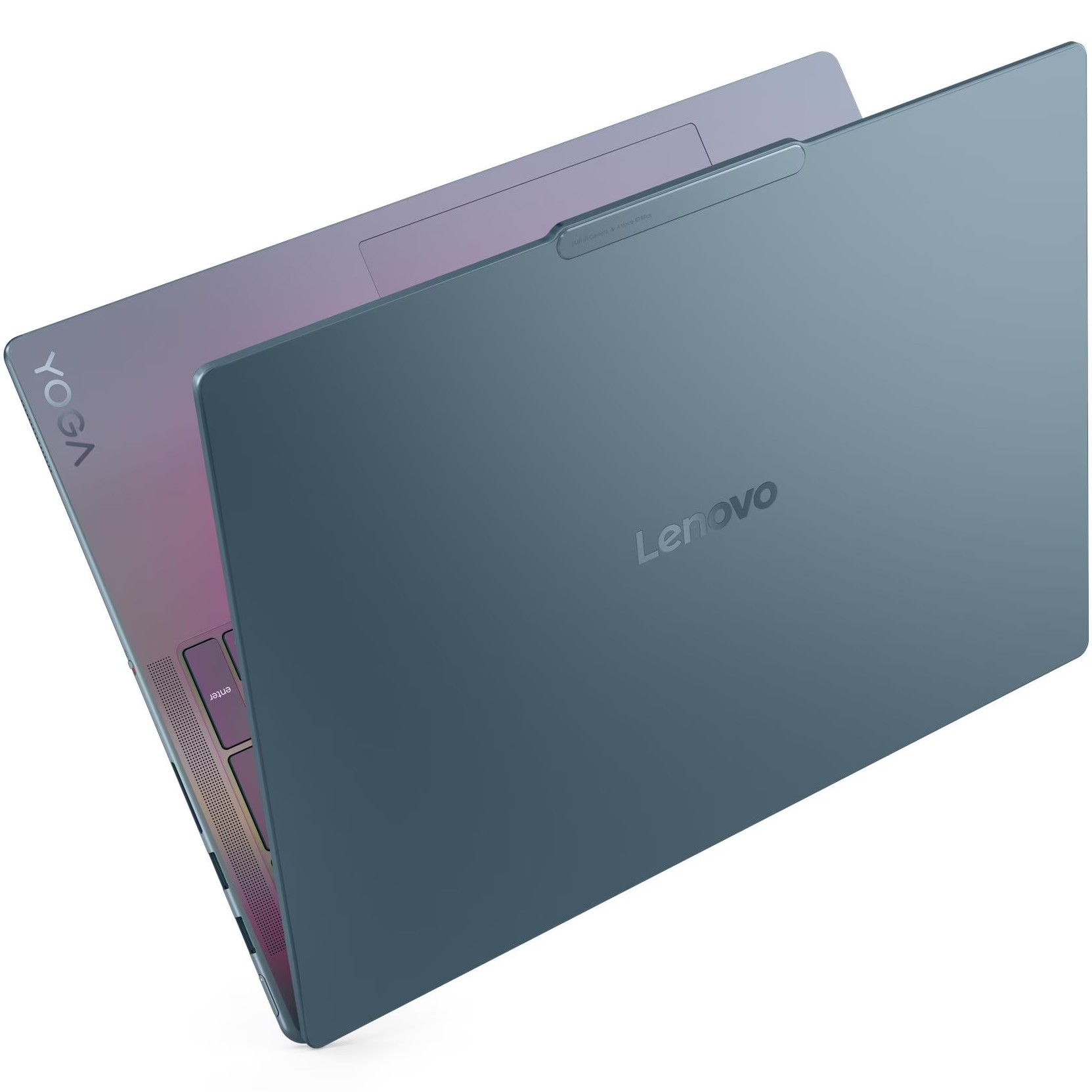 Laptop Lenovo Yoga Pro 9 16IAH10 cu procesor Intel® Core™ Ultra 9 285H pana la 5.4GHz, 16" 3.2K, OLED, 120Hz, Touch, 32GB LPDDR5x RAM, 1TB SSD, NVIDIA® GeForce RTX™ 5060 8GB GDDR7, Windows® 11 Home, Tidal Teal, 3y on-site Premium Care