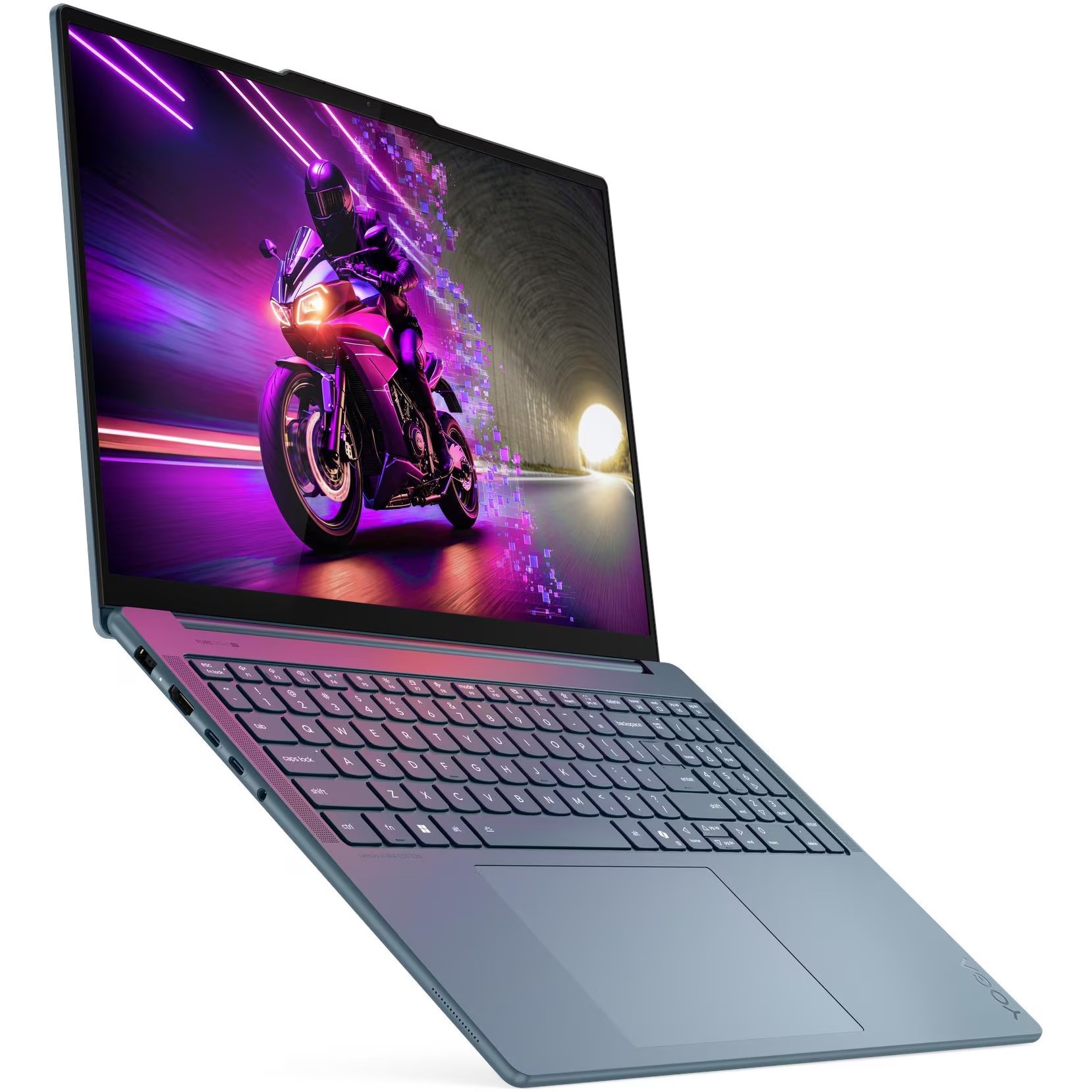 Laptop Lenovo Yoga Pro 9 16IAH10 cu procesor Intel® Core™ Ultra 9 285H pana la 5.4GHz, 16" 3.2K, OLED, 120Hz, Touch, 32GB LPDDR5x RAM, 1TB SSD, NVIDIA® GeForce RTX™ 5060 8GB GDDR7, Windows® 11 Home, Tidal Teal, 3y on-site Premium Care