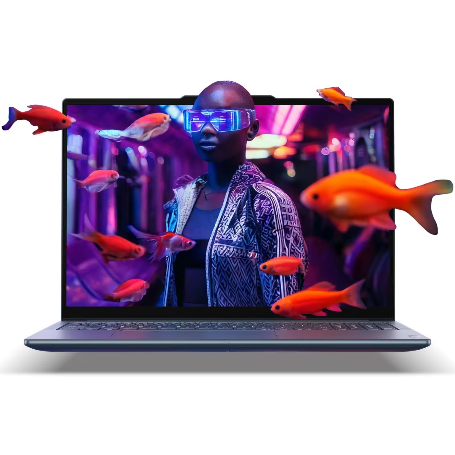 Laptop Lenovo Yoga Pro 9 16IAH10 cu procesor Intel® Core™ Ultra 9 285H pana la 5.4GHz, 16" 3.2K, OLED, 120Hz, Touch, 32GB LPDDR5x RAM, 1TB SSD, NVIDIA® GeForce RTX™ 5060 8GB GDDR7, Windows® 11 Home, Tidal Teal, 3y on-site Premium Care