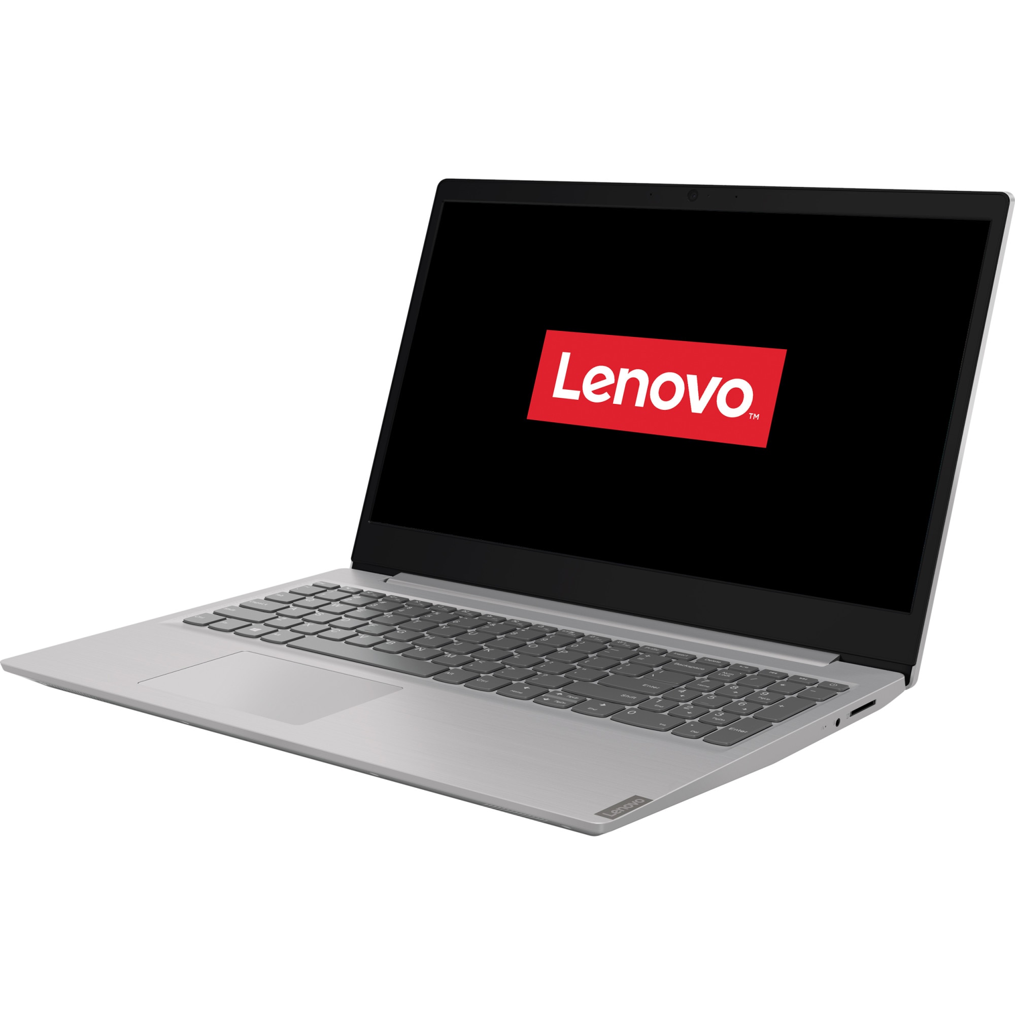 Laptop Lenovo Ideapad S145-15IGM cu procesor Intel® Celeron® N4000 pana la 2.60 GHz, 15.6", HD, 4GB, 256GB SSD, Intel® UHD Graphics 600, Free DOS, Platinum Grey