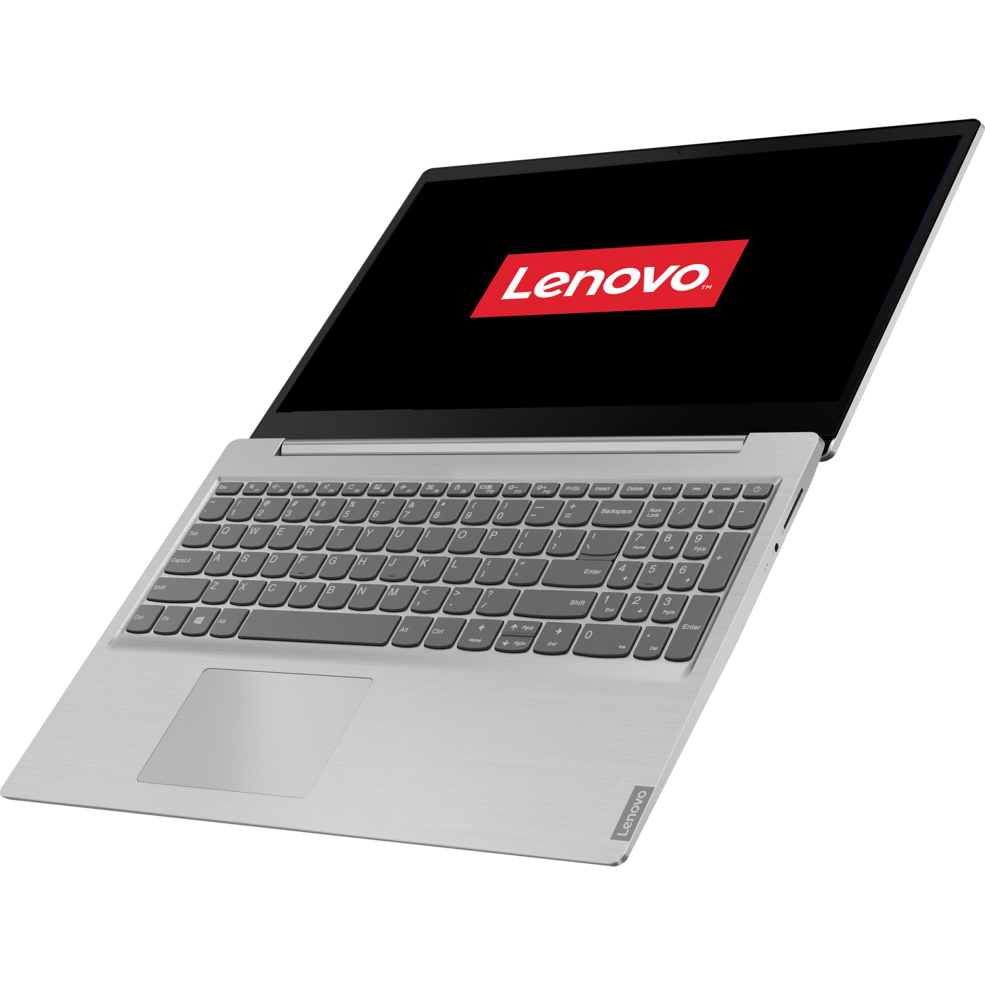 Laptop Lenovo Ideapad S145-15IGM cu procesor Intel® Celeron® N4000 pana la 2.60 GHz, 15.6", HD, 4GB, 256GB SSD, Intel® UHD Graphics 600, Free DOS, Platinum Grey
