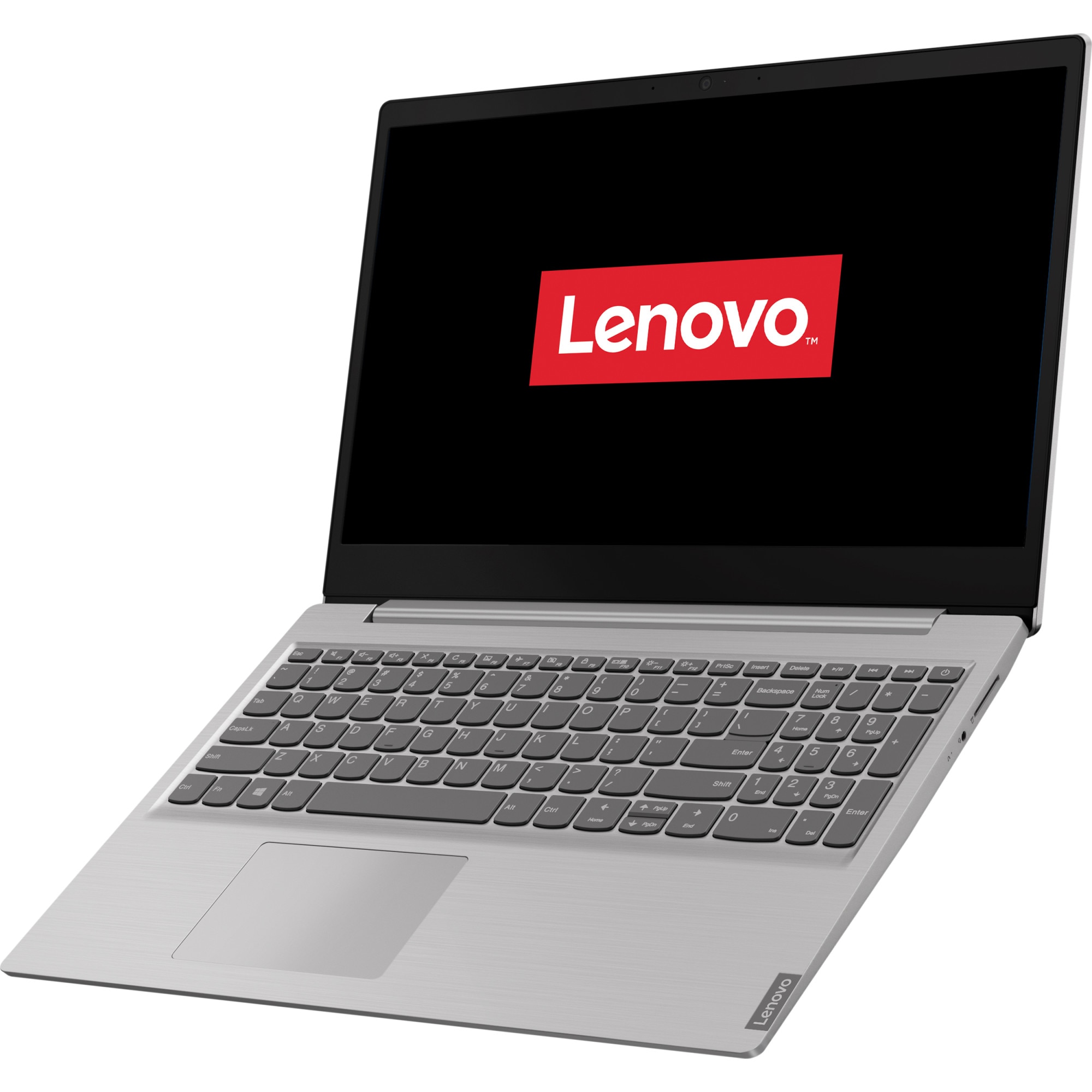 Laptop Lenovo Ideapad S145-15IGM cu procesor Intel® Celeron® N4000 pana la 2.60 GHz, 15.6", HD, 4GB, 256GB SSD, Intel® UHD Graphics 600, Free DOS, Platinum Grey