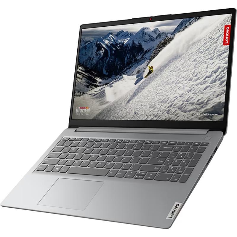 Laptop Lenovo IdeaPad 1 15ALC7 cu procesor AMD Ryzen™ 7 5700U pana la 4.3GHz, 15.6" Full HD, 16GB DDR4, 1TB SSD, AMD Radeon™ Graphics, No OS, Cloud Grey