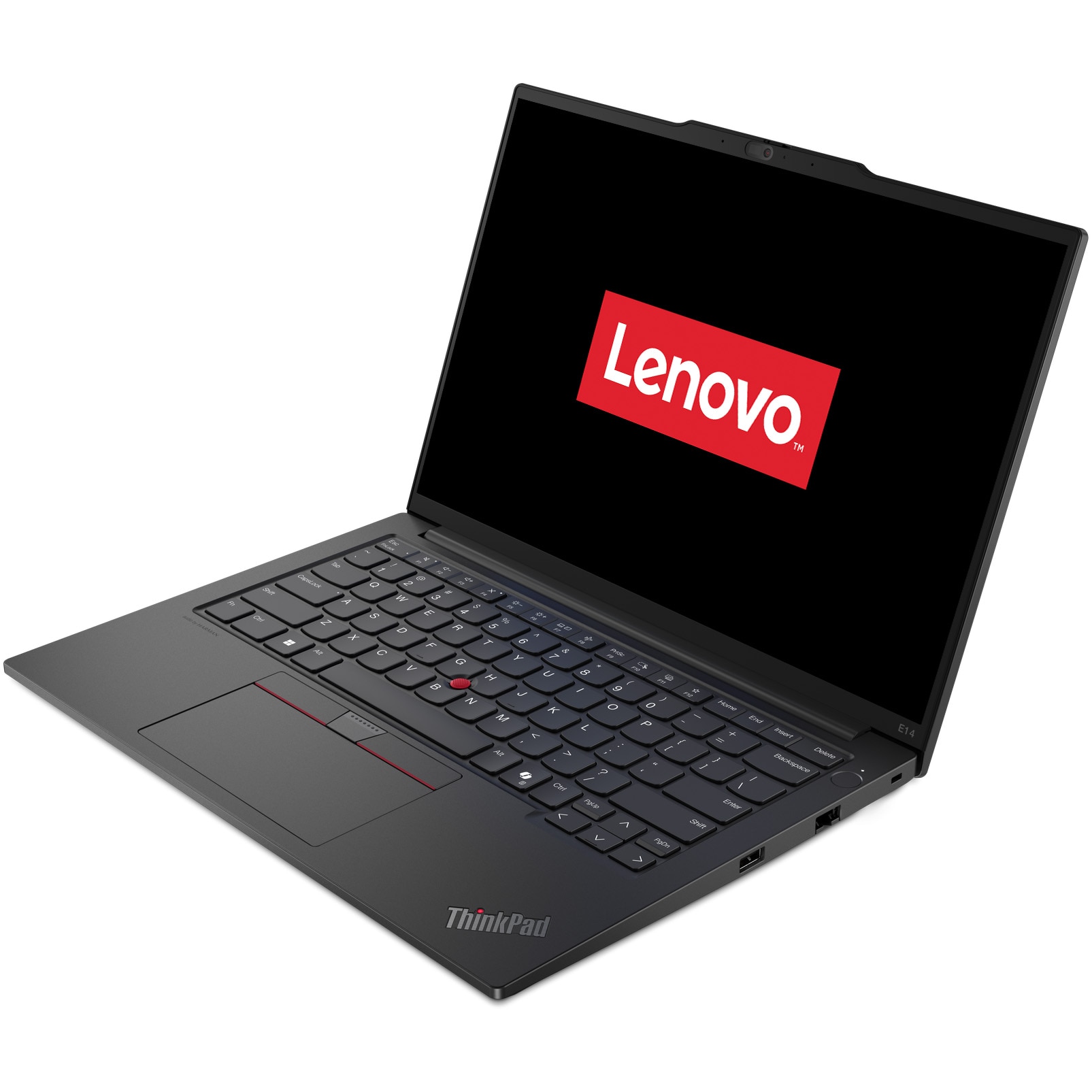 Laptop Lenovo ThinkPad E14 Gen 6 cu procesor AMD Ryzen™ 5 7535HS pana la 4.55GHz, 14" WUXGA, IPS, 16GB DDR5 RAM, 512GB SSD, AMD Radeon™ 660M Graphics, Windows® 11 Pro, Black, 3Y Onsite upgrade