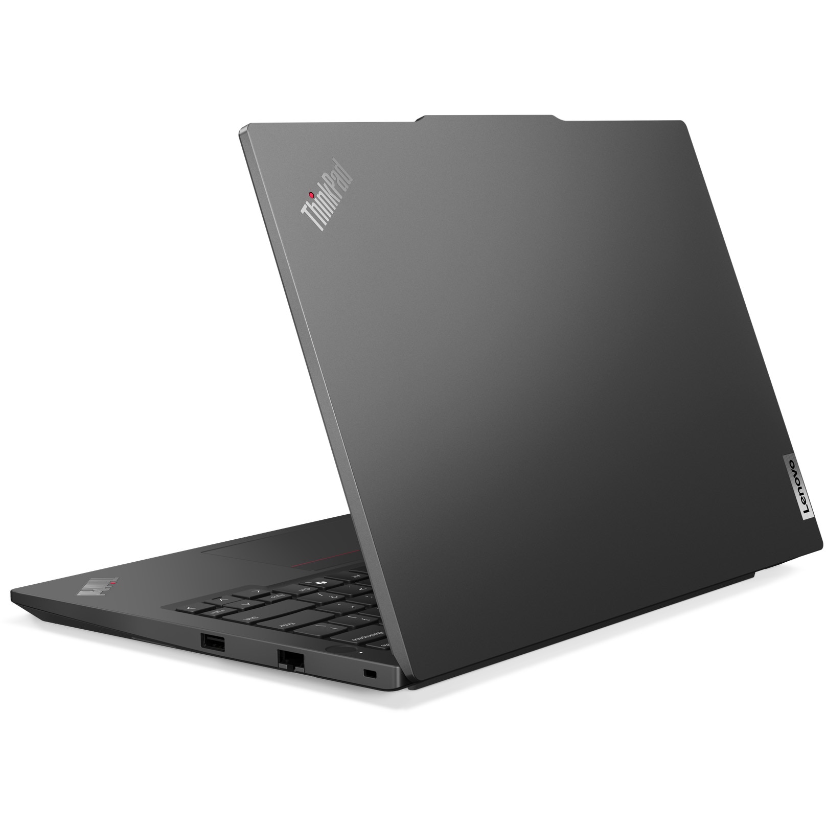 Laptop Lenovo ThinkPad E14 Gen 6 cu procesor AMD Ryzen™ 5 7535HS pana la 4.55GHz, 14" WUXGA, IPS, 16GB DDR5 RAM, 512GB SSD, AMD Radeon™ 660M Graphics, Windows® 11 Pro, Black, 3Y Onsite upgrade
