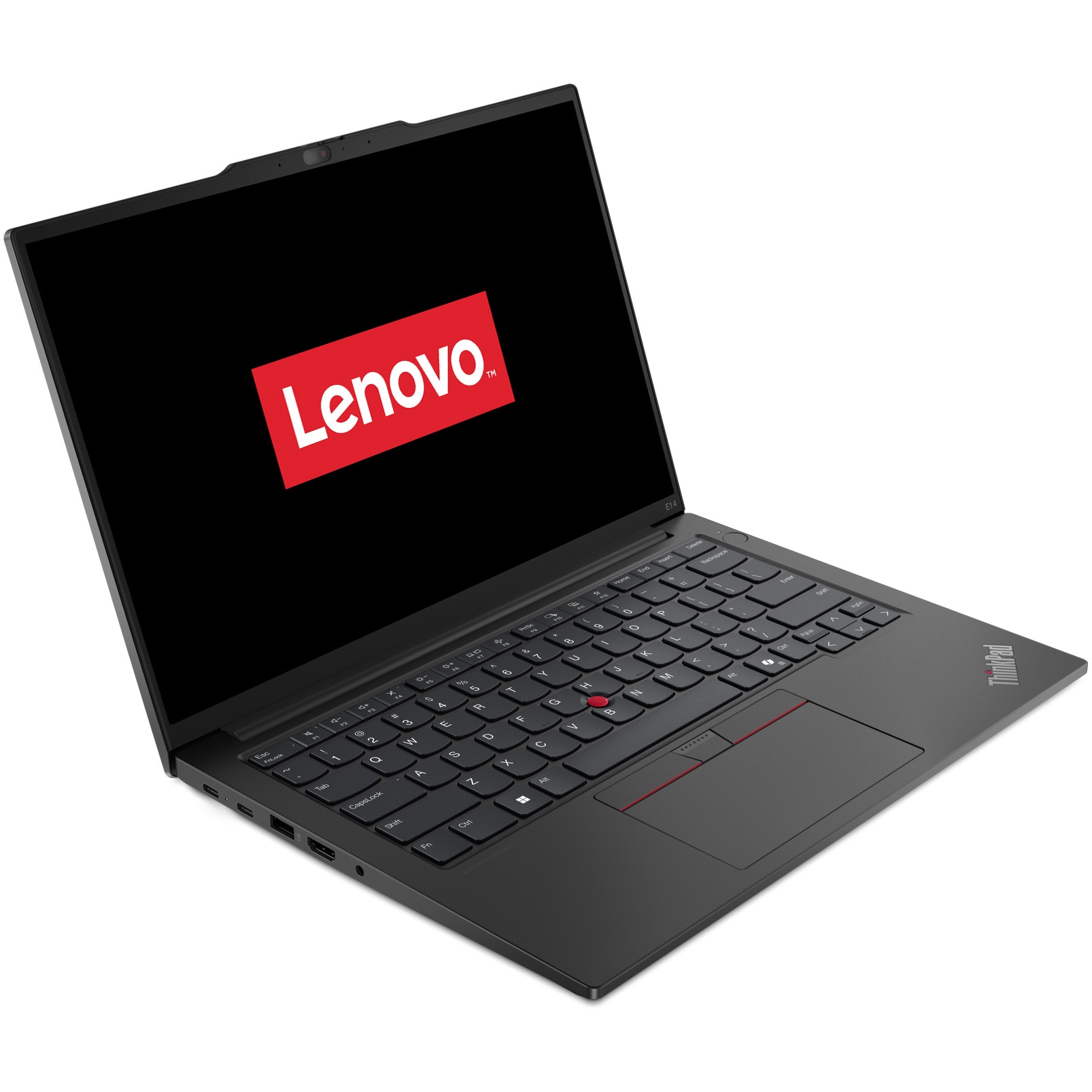 Laptop Lenovo ThinkPad E14 Gen 6 cu procesor AMD Ryzen™ 5 7535HS pana la 4.55GHz, 14" WUXGA, IPS, 16GB DDR5 RAM, 512GB SSD, AMD Radeon™ 660M Graphics, Windows® 11 Pro, Black, 3Y Onsite upgrade