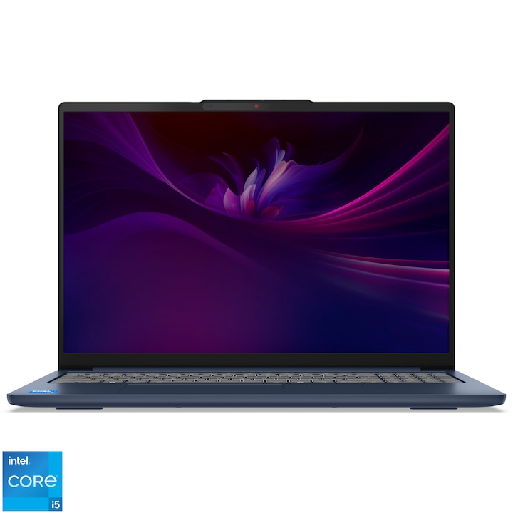 Laptop Lenovo IdeaPad Slim 5 16IRH10 cu procesor Intel® Core™ i5-13420H pana la 4.6GHz, 16" WUXGA, IPS, 32GB DDR5 RAM, 1TB SSD, Intel® UHD Graphics, No OS, Cosmic Blue