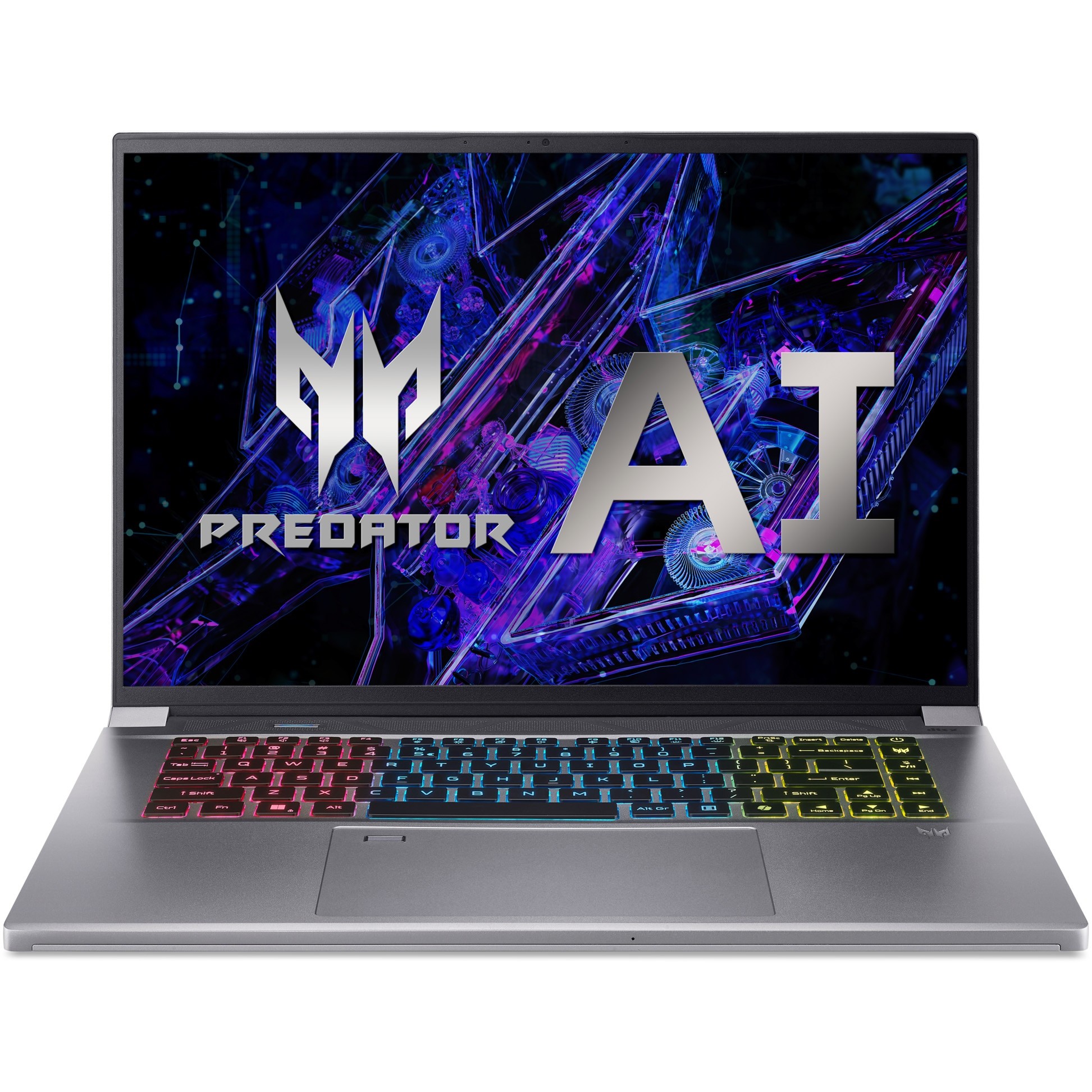 Laptop Gaming Acer Predator Triton Neo 16 PTN16-51 cu procesor Intel® Core™ Ultra 7 155H pana la 4.8GHz, 16'' WUXGA, 165Hz, IPS, 16GB LPDDR5X RAM, 1TB SSD, NVIDIA® GeForce RTX 4050 6GB GDDR6, No OS, Sparkly Silver