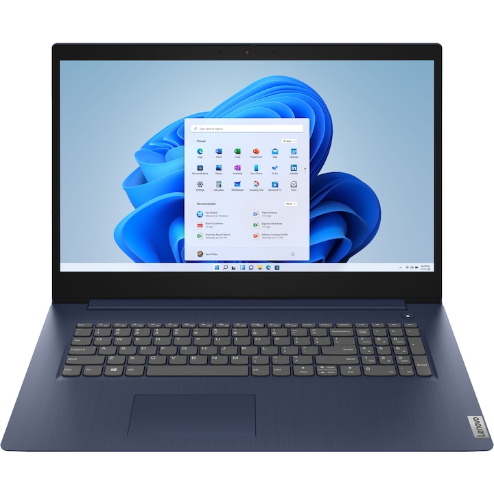 Laptop Lenovo IdeaPad 3 17IML05 17,3" FHD Intel Core i5-10210U 4-core 8GB DDR4,256 GB SSD m2, Intel UHD Graphics, Windows 10, Abyss Blue FP reader