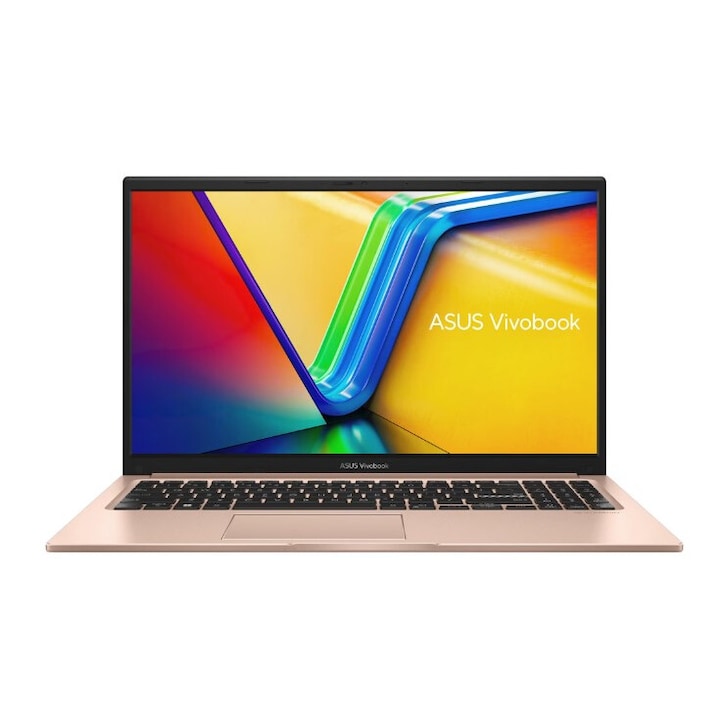 Laptop ASUS Vivobook 15 X1504VA cu procesor Intel® Core™ i3-1315U pana la 4.5GHz, 15.6'', Full HD, IPS, 16 GB DDR4, 256 GB GB SSD, Intel® UHD Graphics, Windows 11 Pro, Terra Cotta