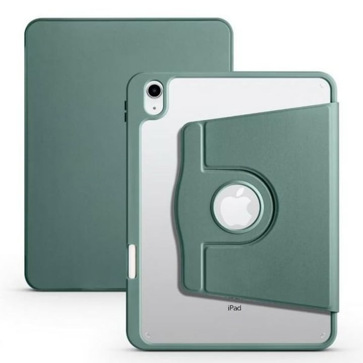 Husa tip carte Stand, compatibila iPad Air 13 (2024), verde