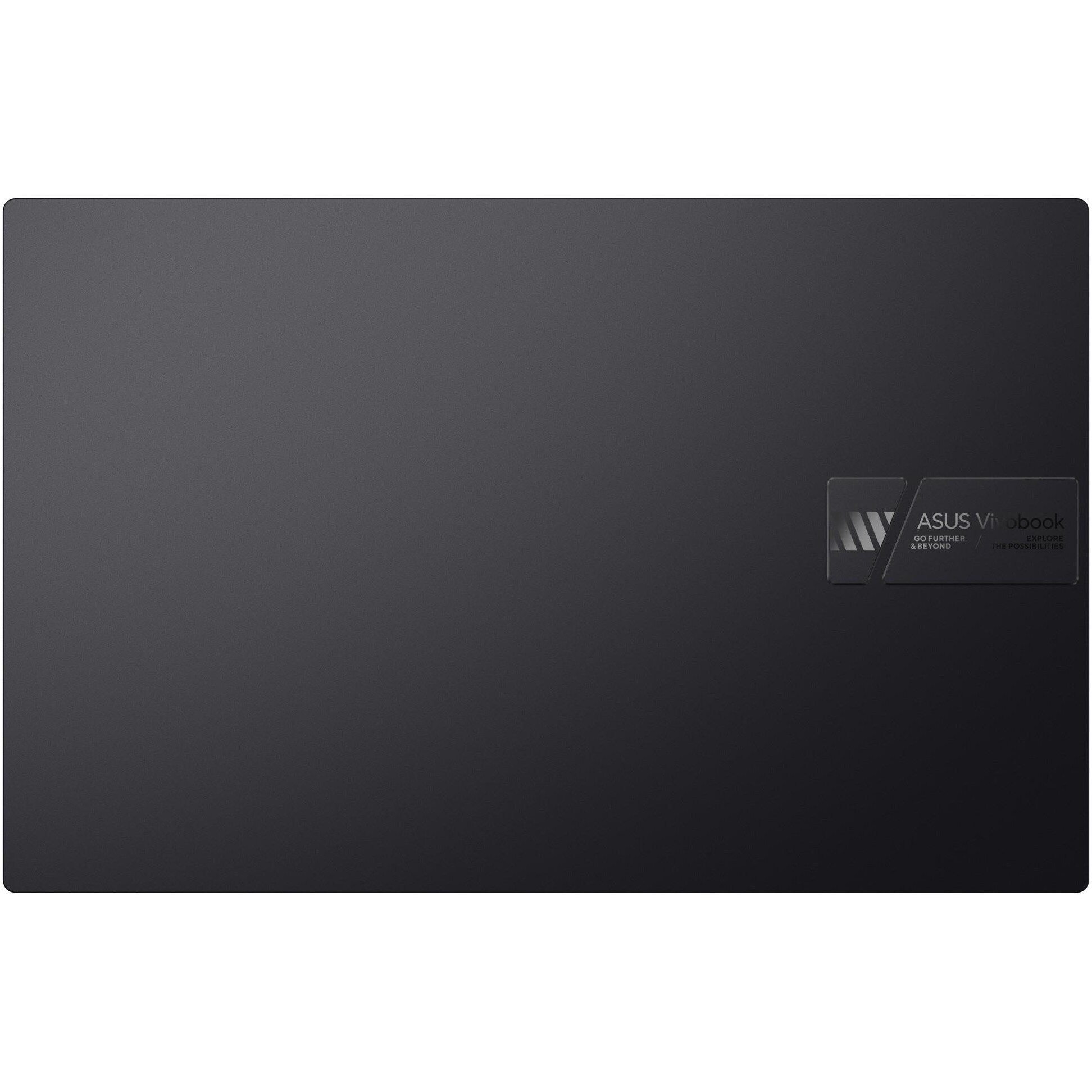 Laptop ASUS VivoBook 15X OLED K3504VA cu procesor Intel®Core™ i5-1340P pana la 4.6 GHz, 15.6", Full HD, OLED, 8GB, 1TB SSD, Intel® UHD Graphics, No OS, Indie Black