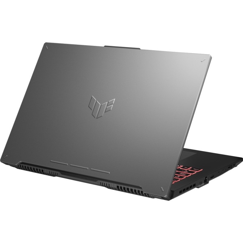 Laptop Gaming ASUS TUF A17 FA707NUG cu procesor AMD Ryzen™ 7 7445HS pana la 4.7GHz, 17.3'', Full HD, 144Hz, IPS, 40 GB DDR5, 256 GB SSD, NVIDIA® GeForce RTX™ 4050 6GB GDDR6, No OS, Mecha Gray