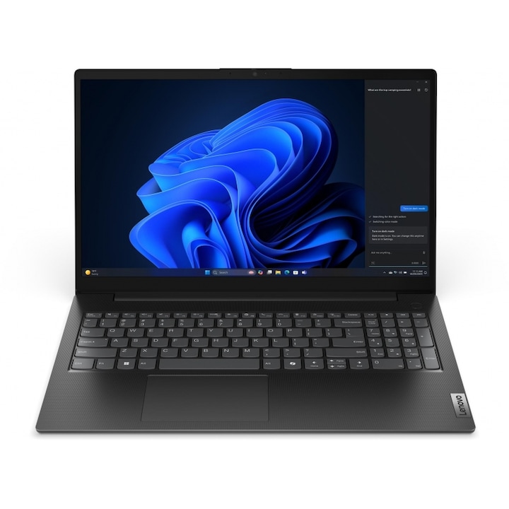 Laptop LENOVO V15 G5, Intel Core i5-13420H, 8GB RAM, 512GB SSD, 15.6", negru