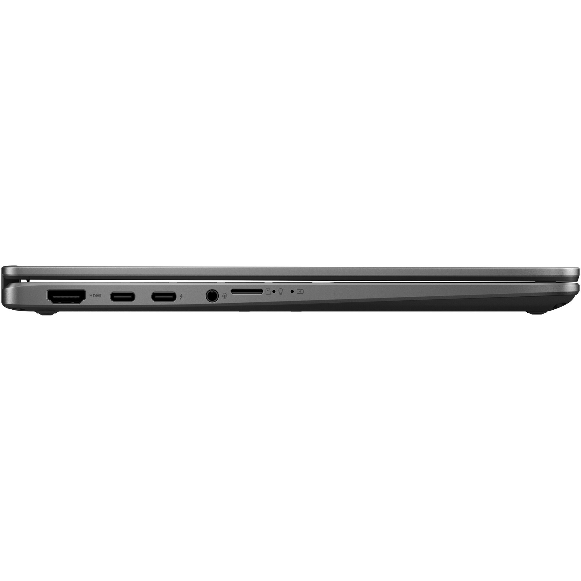 Laptop ASUS Vivobook 14 Flip TP3407SA cu procesor Intel® Core™ Ultra 7 258V pana la 4.8GHz, 14'', WUXGA, OLED, Touch, 32GB LPDDR5x RAM, 1TB SSD, Intel® Arc™ Graphics, Windows 11 Pro, Matte Gray