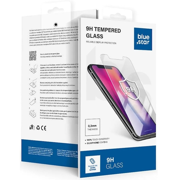 Folie Sticla Securizata Bluestar Compatibila Cu Samsung Galaxy A22 5g, Transparenta