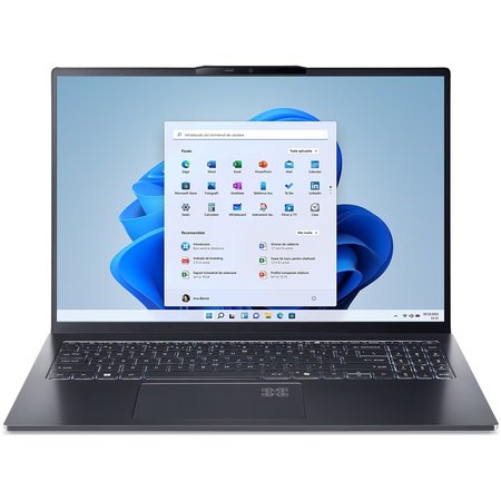 Laptop Acer Swift Go 16 AI OLED SFG16-61-R418 cu procesor AMD Ryzen™AI 7 350 pana la 5.0GHz, 16'', WUXGA+, OLED, 120Hz, 32GB LPDDR5X RAM, 1TB SSD, AMD Radeon™ 860M, Windows 11 Home, Titanium Gray