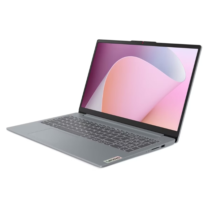 Laptop Lenovo IdeaPad Slim 3 15ABR8 cu procesor AMD Ryzen™ 5 5625U pana la 4.3 GHz, 15.6" Full HD, 8 GB DDR4 RAM, 512 GB SSD, AMD Radeon™ Graphics, Windows 11 Pro, Arctic Grey