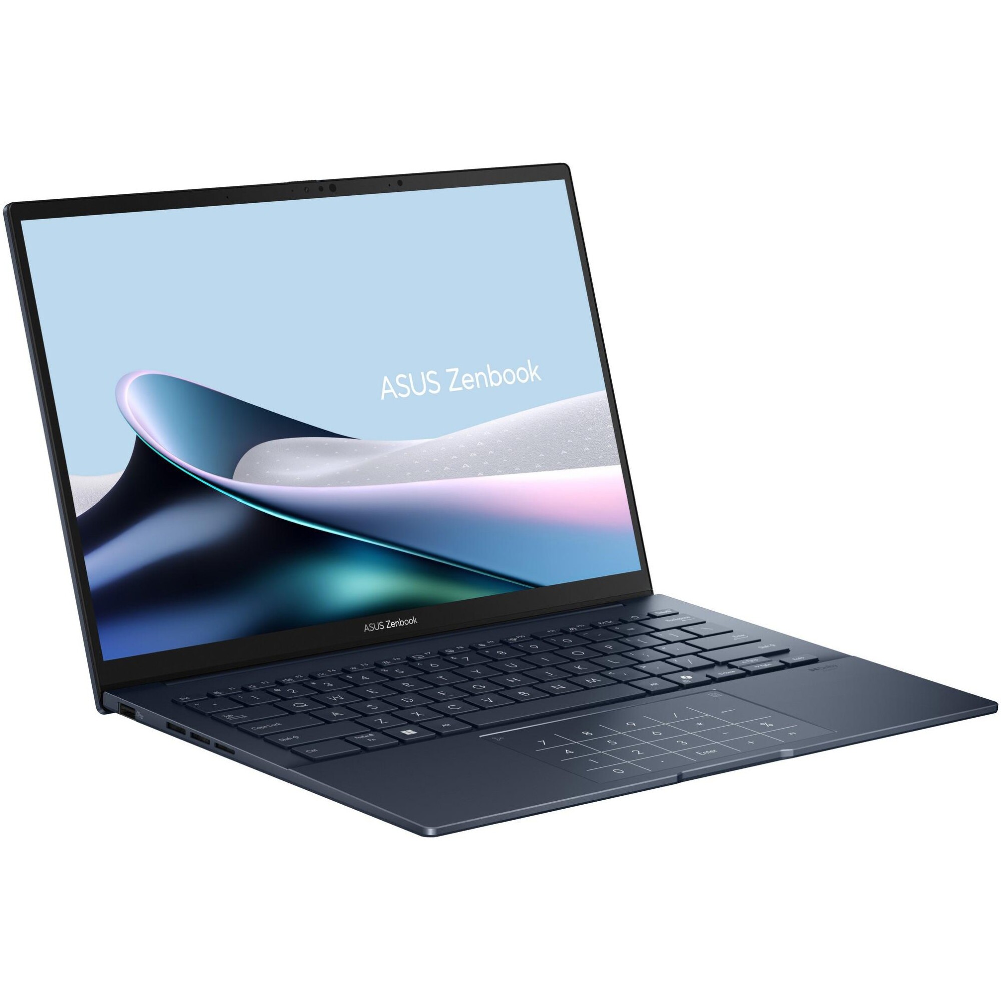 Laptop ASUS Zenbook 14 UX3405CA cu procesor Intel® Core™ Ultra 9 285H pana la 5.4GHz, 14'', 3K, OLED, Touch, 120Hz, 32GB LPDDR5X, 1TB SSD, Intel® Arc™ Graphics, Windows 11 Pro, Ponder Blue