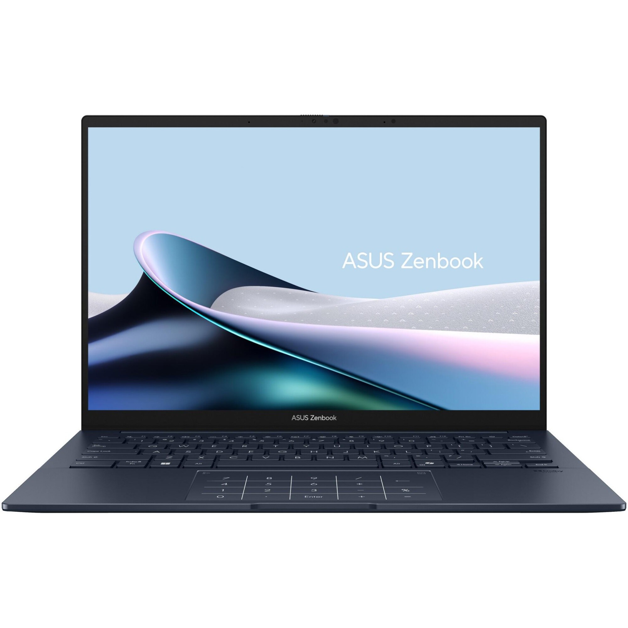 Laptop ASUS Zenbook 14 UX3405CA cu procesor Intel® Core™ Ultra 9 285H pana la 5.4GHz, 14'', 3K, OLED, Touch, 120Hz, 32GB LPDDR5X, 1TB SSD, Intel® Arc™ Graphics, Windows 11 Pro, Ponder Blue
