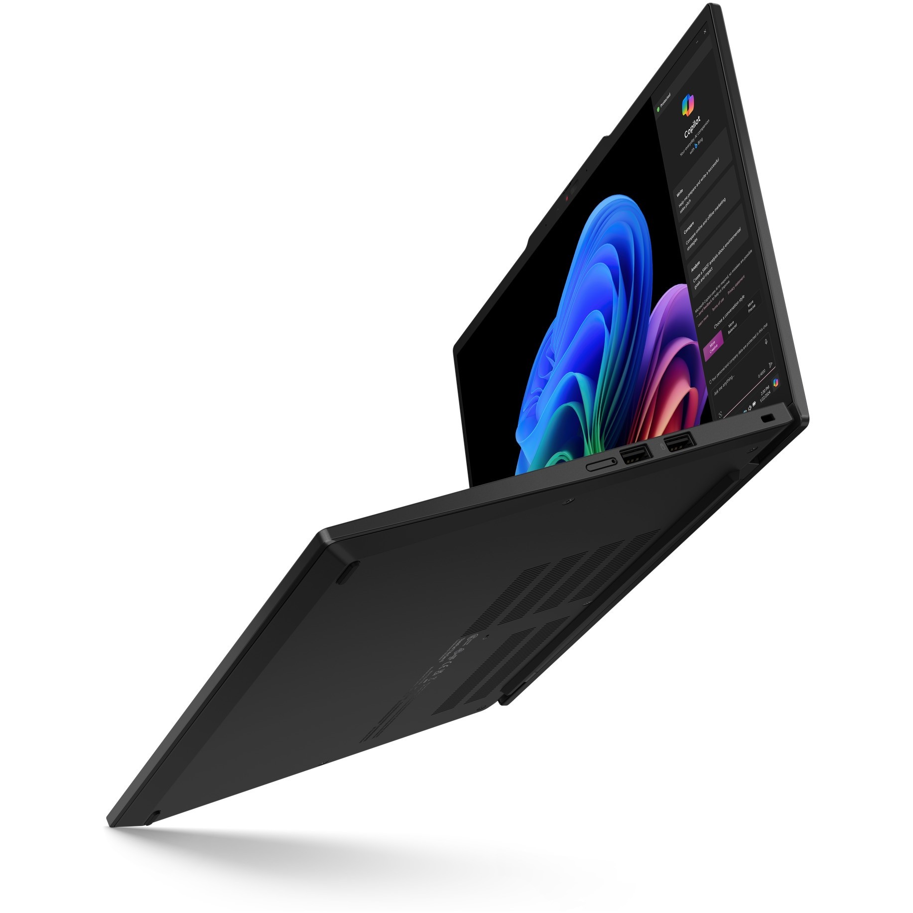 Laptop ultraportabil Lenovo ThinkPad T14s Gen 6 cu procesor Snapdragon® X Elite X1E-78-100 pana la 3.4 GHz, 14", WUXGA, IPS, Touch, 32GB LPDDR5x, 1TB SSD, Qualcomm® Adreno™ , Windows 11 Pro, Black, 3Y Premier Support