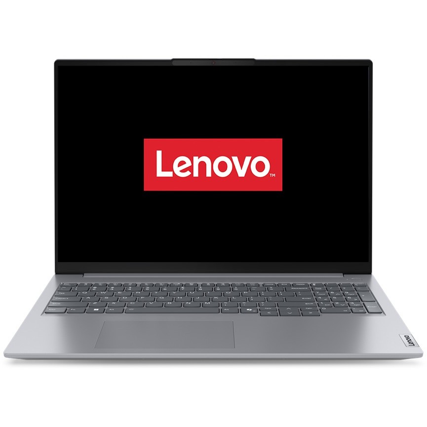 Laptop Lenovo ThinkBook 16 G7 IML cu procesor Intel® Core™ Ultra 7 155H pana la 4.8GHz, 16" WUXGA, IPS, 16GB DDR5, 512GB SSD, Intel® Arc™ Graphics, No OS, Arctic Grey, 3Y Courier/Carry-in upgrade