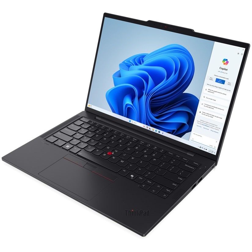 Laptop Lenovo ThinkPad T14s Gen 5 cu procesor Intel® Core™ Ultra 7 155U pana la 4.8 GHz, 14", WUXGA, IPS, 16GB LPDDR5x, 512GB SSD, Intel® Graphics, Windows 11 Pro, Black, 3Y Premier Support