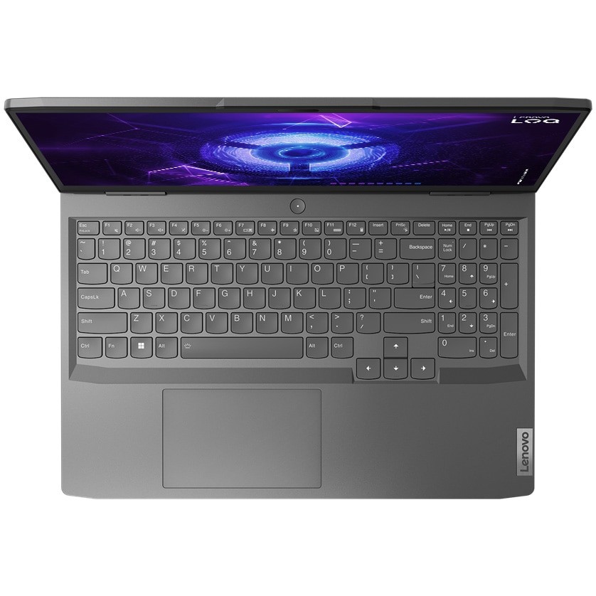 Laptop Gaming Lenovo LOQ 15IRH8 cu procesor Intel® Core™ i5-12450H pana la 4.4 GHz, 15.6", Full HD, IPS, 144Hz, G-SYNC, 16GB, 512GB SSD, NVIDIA GeForce RTX 4050 6GB GDDR6, No OS, Storm Grey