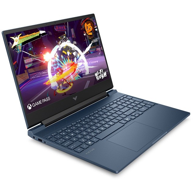 Laptop Gaming HP VICTUS 15-fb3045nn cu procesor AMD Ryzen™ 5-8645HS pana la 5.0GHz, 15.6", Full HD, 16GB DDR5 RAM, 1TB SSD, NVIDIA® GeForce RTX™ 4050 6GB GDDR6, Free DOS, Performance Blue
