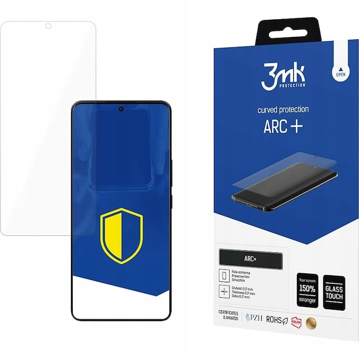 Folie de protectie ecran 3MK, pentru Xiaomi 14 Ultra, auto-regenerabila, aplicare semi-umeda