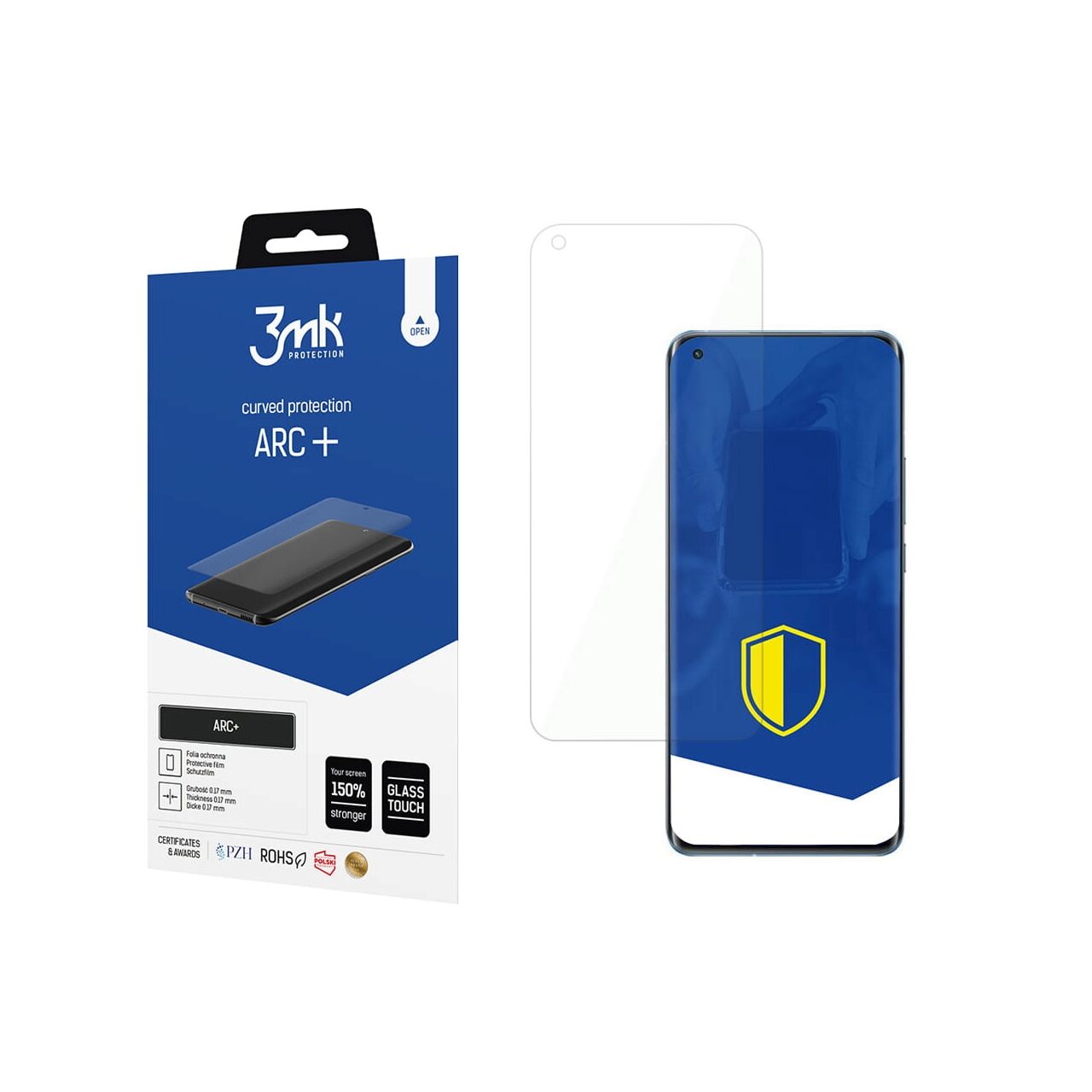 Folie Silicon 3mk Arc+ Compatibil Cu Xioami Mi 11 5g, Transparenta, Ultra Rezistenta
