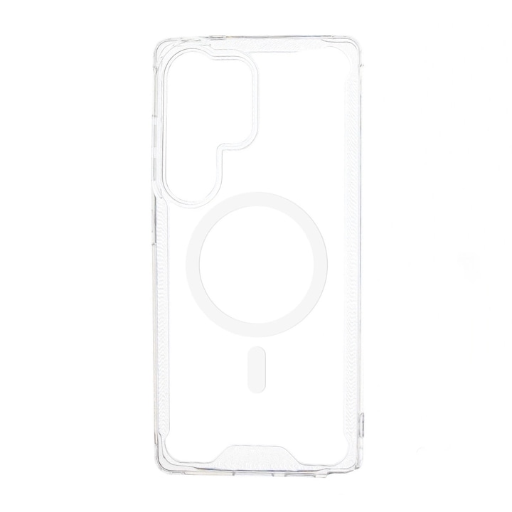 Carcasa Corner cu MagSafe compatibila cu Galaxy A26 5G, Transparent