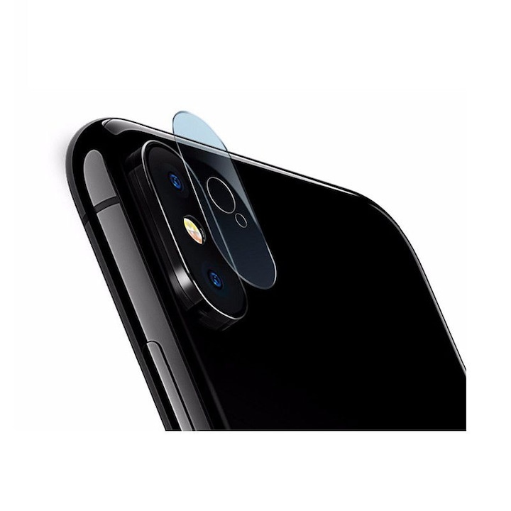 Folie protectie camera foto 3MK Flexible Glass compatibila cu iPhone XS Max 4-Pack