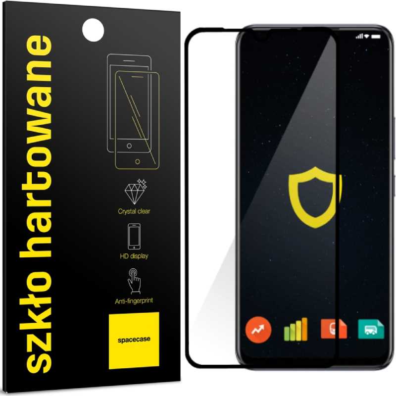Folie protectie Spacecase 5D pentru Vivo Y70, 9H, transparent, set complet