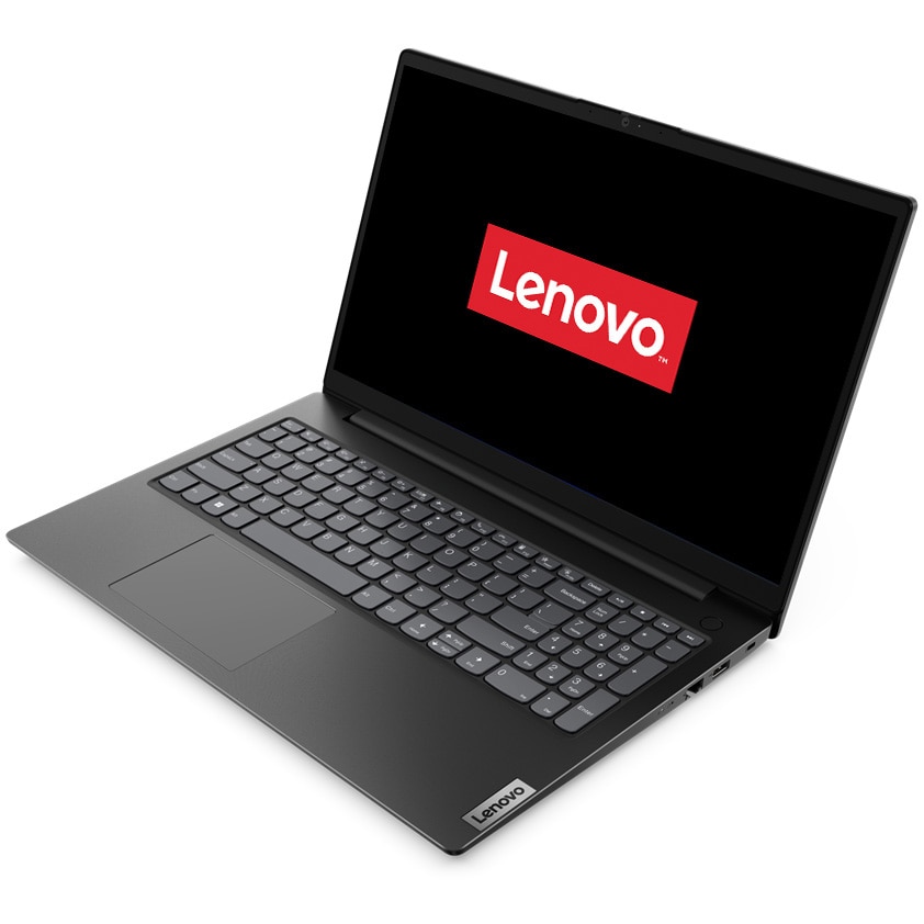 Laptop Lenovo V15 G3 IAP cu procesor Intel® Core™ i3-1215U pana la 4.40 GHz, 15.6", Full HD, 8GB DDR4, 512GB SSD, Intel® UHD Graphics, No OS, Business Black