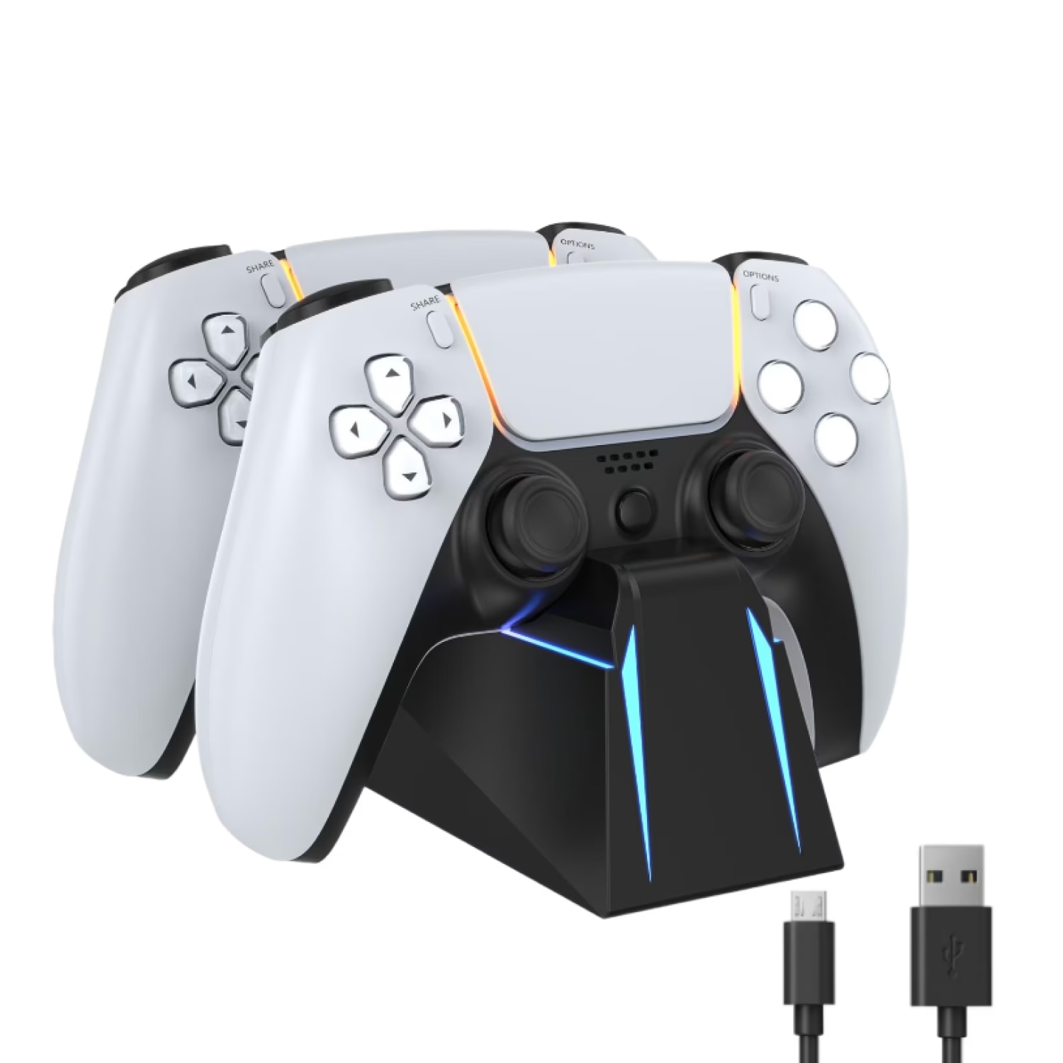 Controller Wireless Dual-Sense pentru PS5/PS4/PS4 PRO/PS4 SLIM, rosu inchis, senzor de miscare, incarcator dual inclus, HAPPY JOKER®