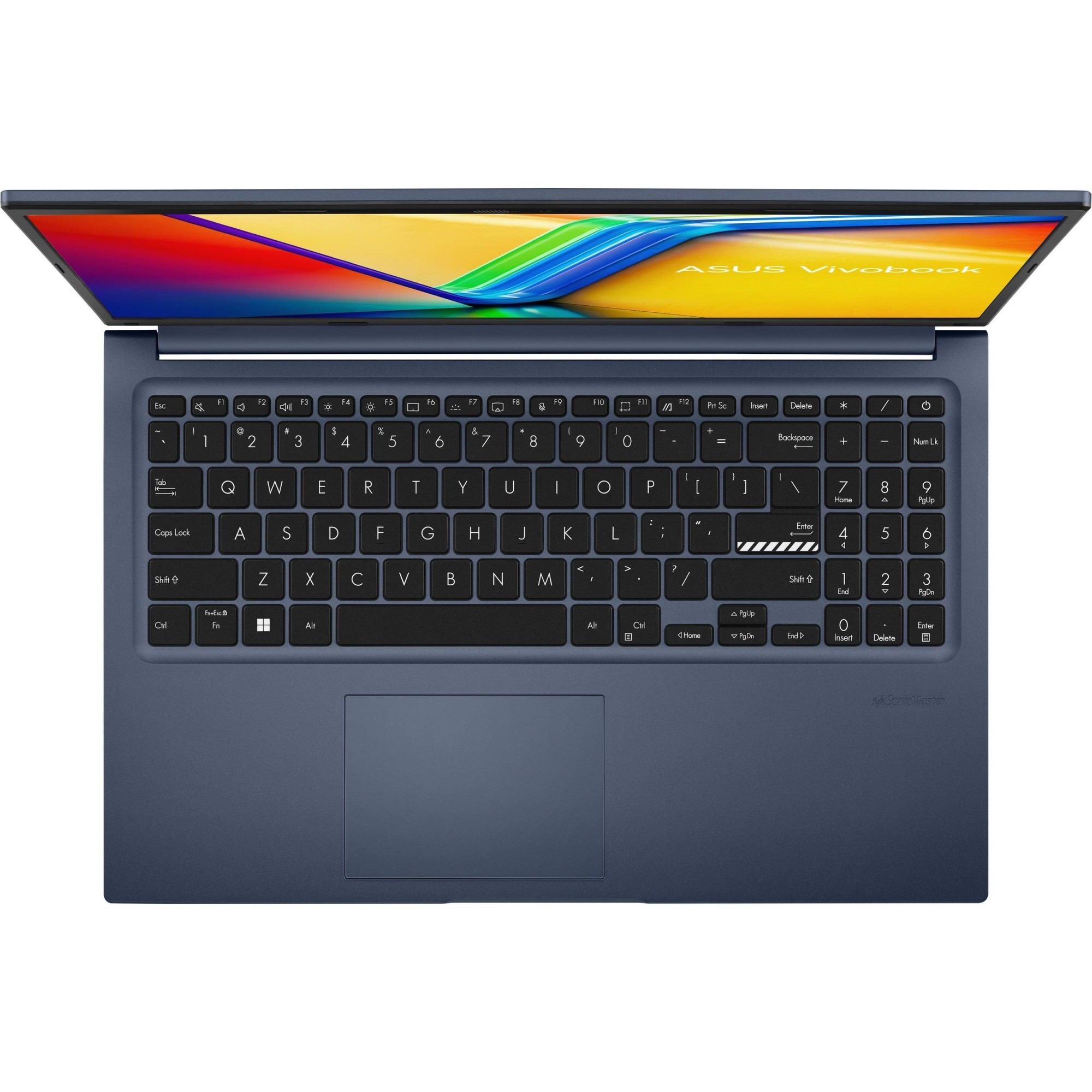 Laptop Asus Vivobook 15 M1502YA-BQ579, 15.6 inch 1920 x 1080, AMD Ryzen 7 5825U 8 C / 16 T, 3.2 GHz - 4.5 GHz, 4 MB 16 MB cache, 15 W, 16 GB DDR4, 512 GB SSD, AMD Radeon Graphics, Fara sistem de operare, Albastru