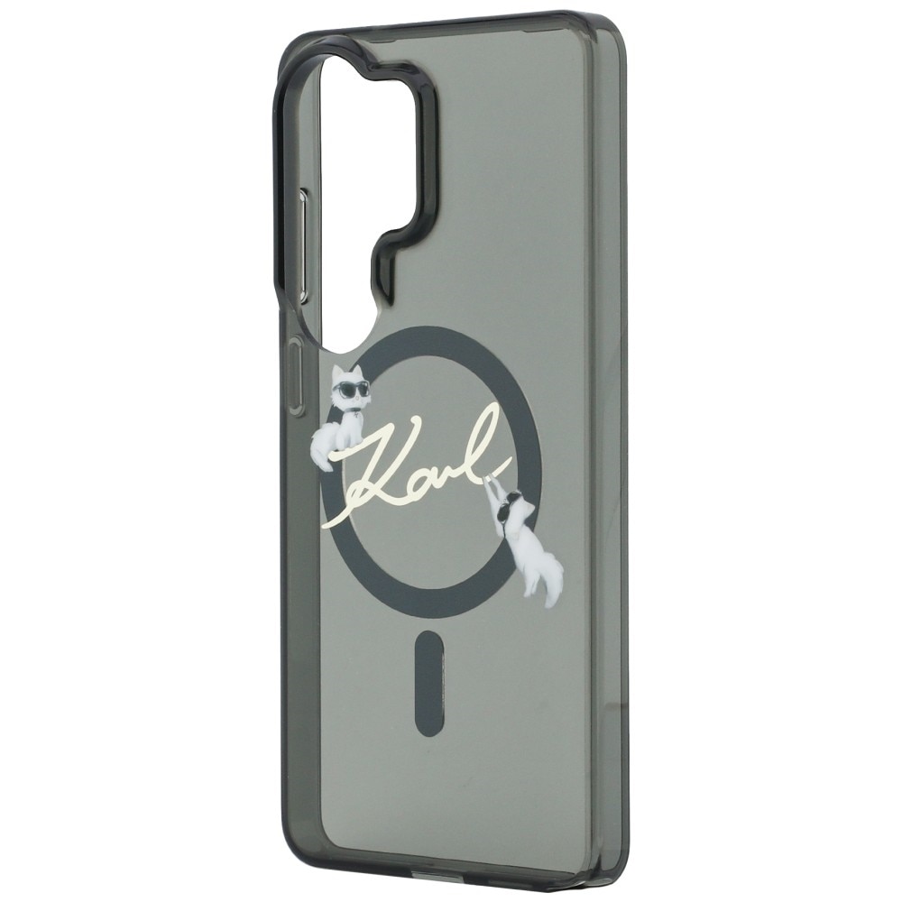 Husa Karl Lagerfeld IML KC Script cu MagSafe compatibila cu Samsung Galaxy S26 Ultra, Negru