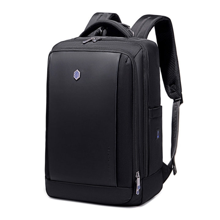 Geanta laptop Arctic Hunter B00550, rezistenta la apa, 23.5L, negru, 46x32x16cm