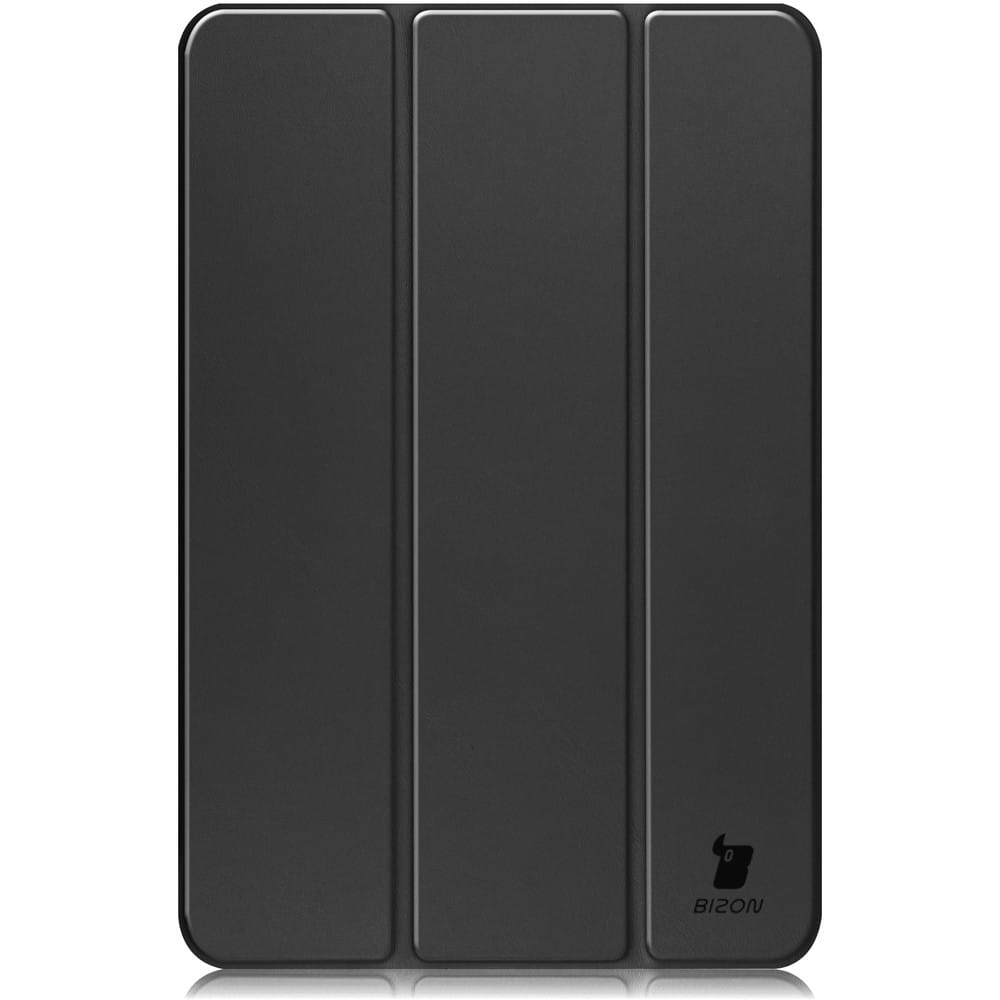 Husa Bizon Case Tab Clear pentru iPad Pro 11, Negru, 24,62x17,65x29,26cm, cu functie Stand, loc pentru stylus