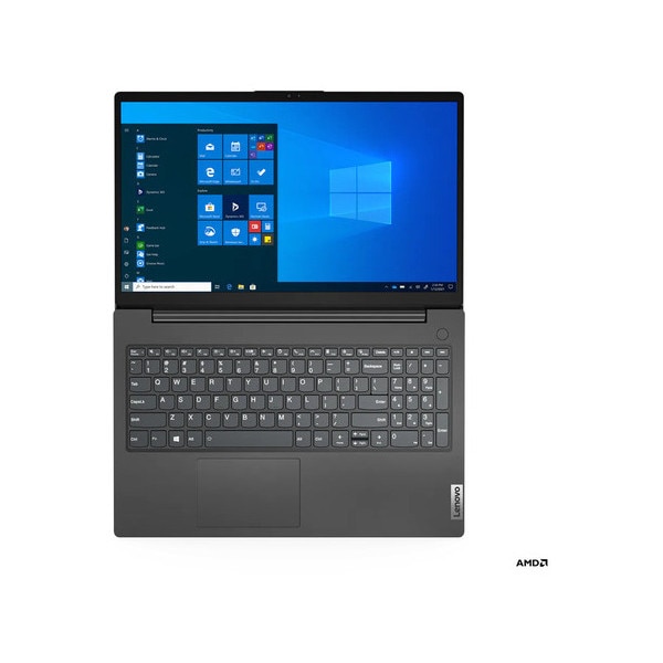 Laptop V15, Lenovo, 15.6", Windows 11 Pro, 256GB, R5-5500U, Negru