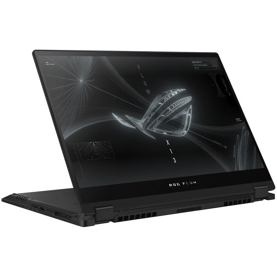 Laptop Gaming ASUS ROG Flow X13 GV301RE cu procesor AMD Ryzen™ 9 6900HS pana la 4.90 GHz, 13.4", UHD+, Touch, IPS, 32GB, 1TB SSD, NVIDIA® GeForce RTX™ 3050 Ti 4GB GDDR6 TGP 40W + ROG XG Mobile (GC32L with AMD Radeon™ RX6850M XT), Win 11 Home