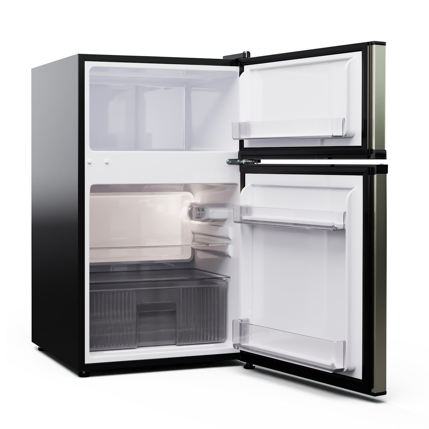 Klarstein, Big Daddy Cool, Frigider-Congelator, 61/25 L, 2 Nivele, Otel Inoxidabil