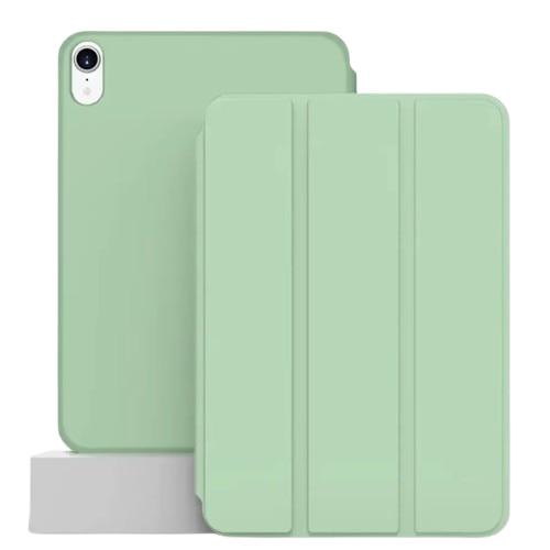 Husa de protectie pentru Apple iPad Air 10.9"/iPad Air 11", Tip carte, Silicon, Verde