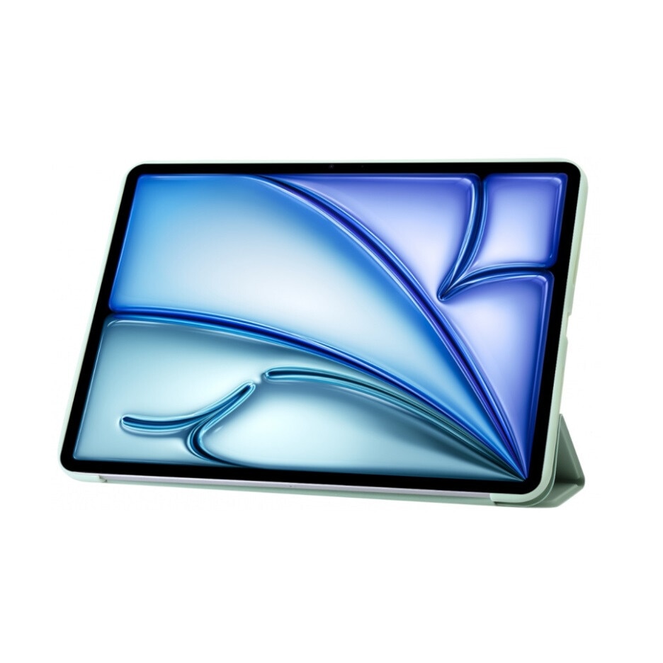 Husa de protectie pentru Apple iPad Air 10.9"/iPad Air 11", Tip carte, Silicon, Verde