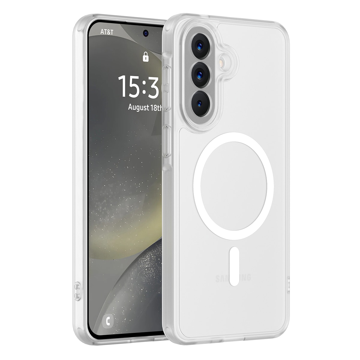 Husa de protecție pentru Samsung Galaxy A57, Omelivon, transparentă, anti-soc, 1mmx1.5mm