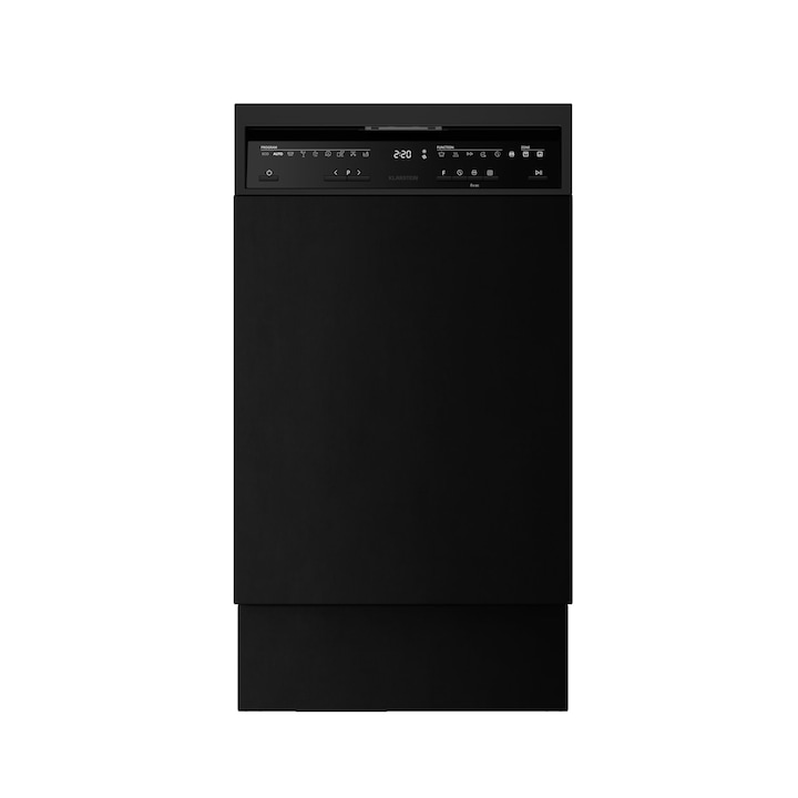 Klarstein, Velaire Masina De Spalat Vase Independenta, Minimalista, Compacta, Performanta, Clasa Energetica B, 45 Cm